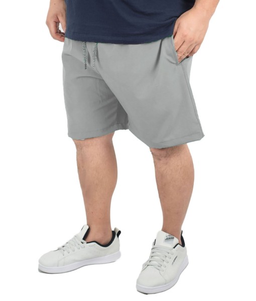 Short Bermuda Tactel Elastano Extra Grande Plus size Liso Gelo